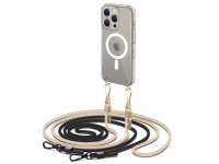 Tech-Protect FlexAir Chain Case with MagSafe for iPhone 15 Pro - Black/Beige