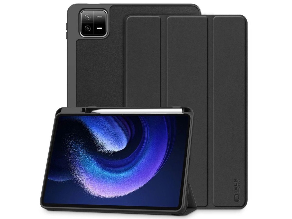 Capa Tech-Protect SC Pen para Xiaomi Pad 6 / 6 Pro - Preta