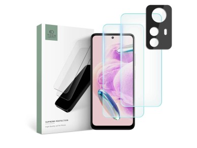 Tech-Protect Supreme Set for Xiaomi Redmi Note 12S 2x tempered glass for display / tempered glass fo Tech-Protect Supreme Set for Xiaomi Redmi Note 12S 2x tempered glass for display / tempered glass fo