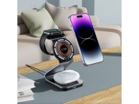 Tech-Protect QI15W-A29 3-in-1 Inductive Charger with MagSafe for Smartphone / Apple Watch / AirPods Tech-Protect QI15W-A29 3-in-1 Inductive Charger with MagSafe for Smartphone / Apple Watch / AirPods