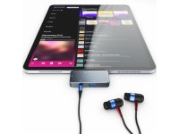 HUB Tech-Protect V6 4in1 USB-C - USB-A 3.0 / USB-C PD100W / HDMI / mini jack 3.5mm - gray HUB Tech-Protect V6 4in1 USB-C - USB-A 3.0 / USB-C PD100W / HDMI / mini jack 3.5mm - gray