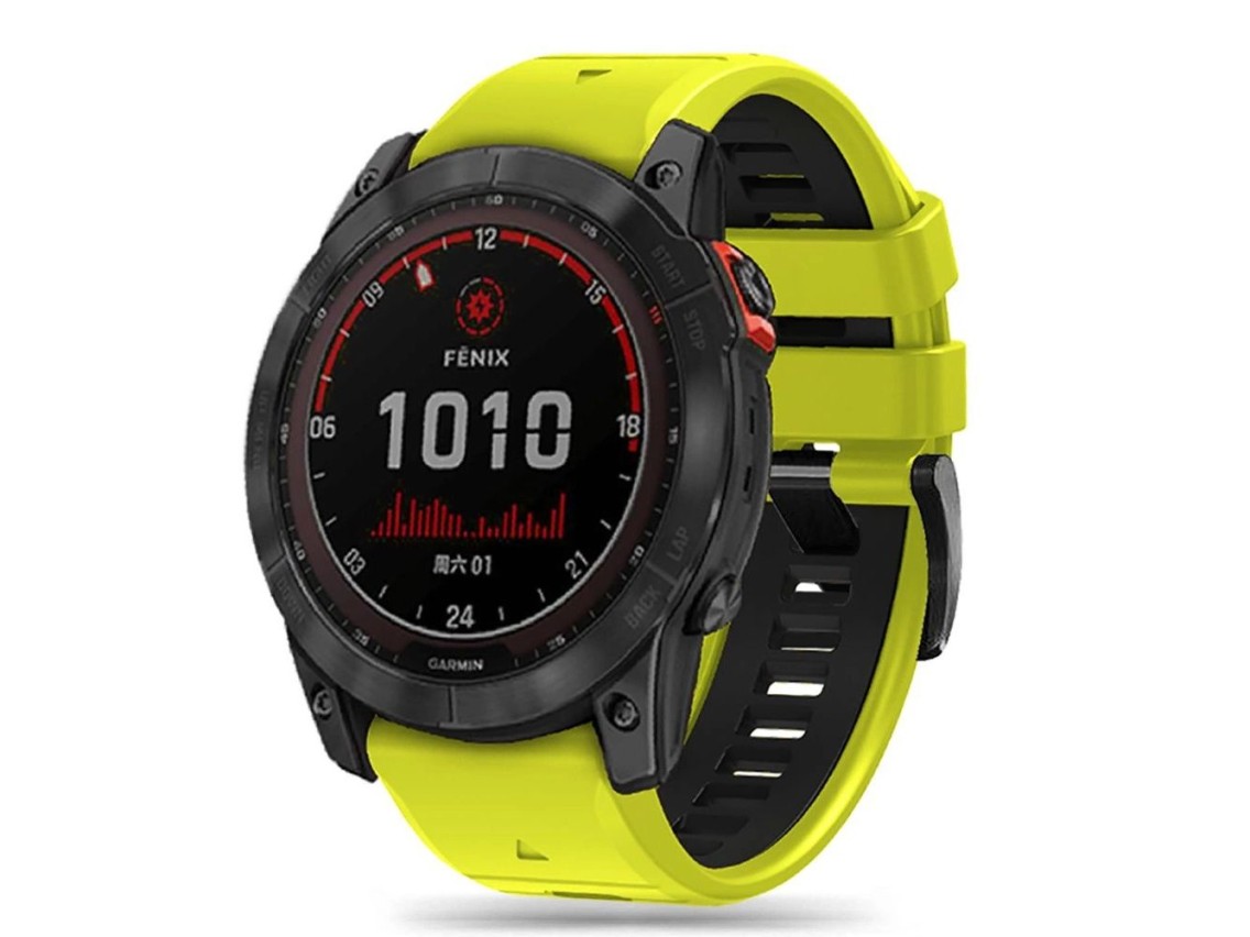 Tech-Protect IconBand Pro Strap for Garmin Fenix 3 / 5X / 3HR / 5X Plus / 6X / 6X Pro / 7X - Lime Bl