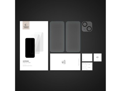 Tech-Protect Supreme Set for iPhone 15 2x tempered glass for display / tempered glass for camera Tech-Protect Supreme Set for iPhone 15 2x tempered glass for display / tempered glass for camera