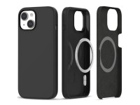 Capa Tech-Protect de silicone MagSafe para iPhone 15 - Preto fosco Capa Tech-Protect de silicone MagSafe para iPhone 15 - Preto fosco