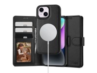 Tech-Protect Wallet MagSafe case for iPhone 15 - black Tech-Protect Wallet MagSafe case for iPhone 15 - black
