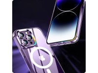 Capa Tech-Protect FlexAir Hybrid MagSafe para iPhone 15 Pro - Transparente Capa Tech-Protect FlexAir Hybrid MagSafe para iPhone 15 Pro - Transparente