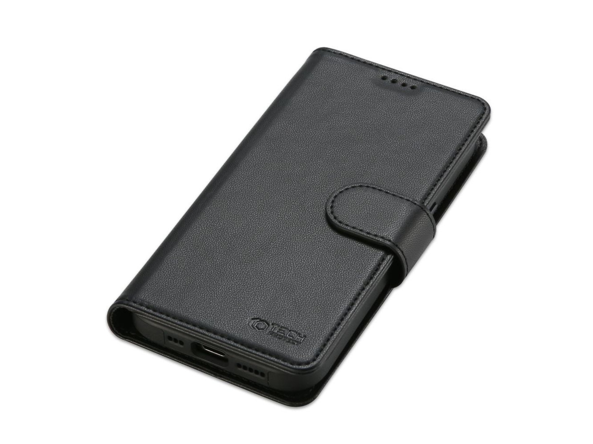 Funda tipo cartera Tech-Protect MagSafe para iPhone 12 / 12 Pro - negra