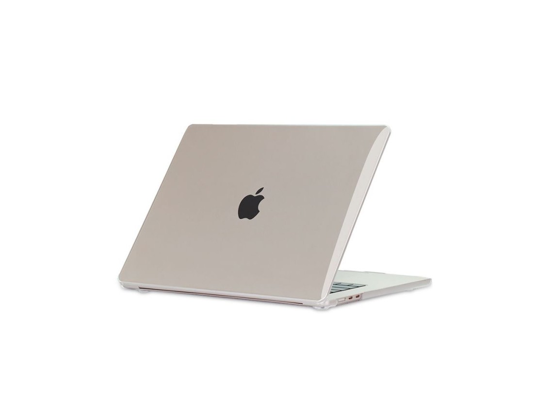 Tech-Protect SmartShell Case for MacBook Air 15" M2 / M3 / 2023-2024 - Transparent