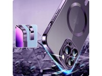 Tech-Protect MagShine Line MagSafe case for iPhone 12 - black Tech-Protect MagShine Line MagSafe case for iPhone 12 - black