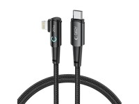 Tech-Protect UltraBoost L Cable Lightning (angled) / USB-C (straight) PD 20W 3A 1m - gray