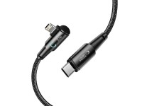 Tech-Protect UltraBoost L Cable Lightning (angled) / USB-C (straight) PD 20W 3A 1m - gray Tech-Protect UltraBoost L Cable Lightning (angled) / USB-C (straight) PD 20W 3A 1m - gray