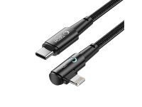 Tech-Protect UltraBoost L Cable Lightning (angled) / USB-C (straight) PD 20W 3A 1m - gray Tech-Protect UltraBoost L Cable Lightning (angled) / USB-C (straight) PD 20W 3A 1m - gray