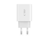 Cargador Tech-Protect NC30W 2x USB-C PD 30W / USB-A QC 3.0 - negro