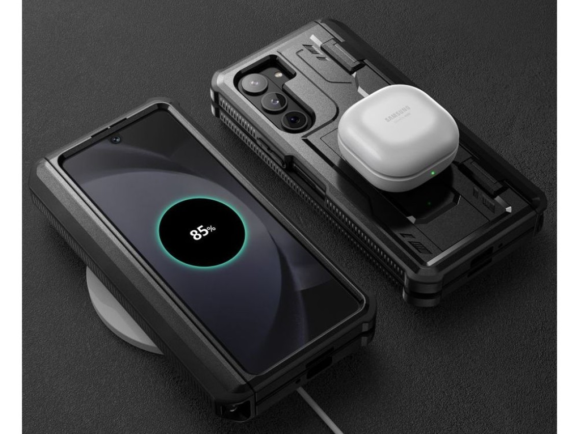 Capa Tech-Protect Kevlar Pro para Samsung Galaxy Z Fold 5 - Preta