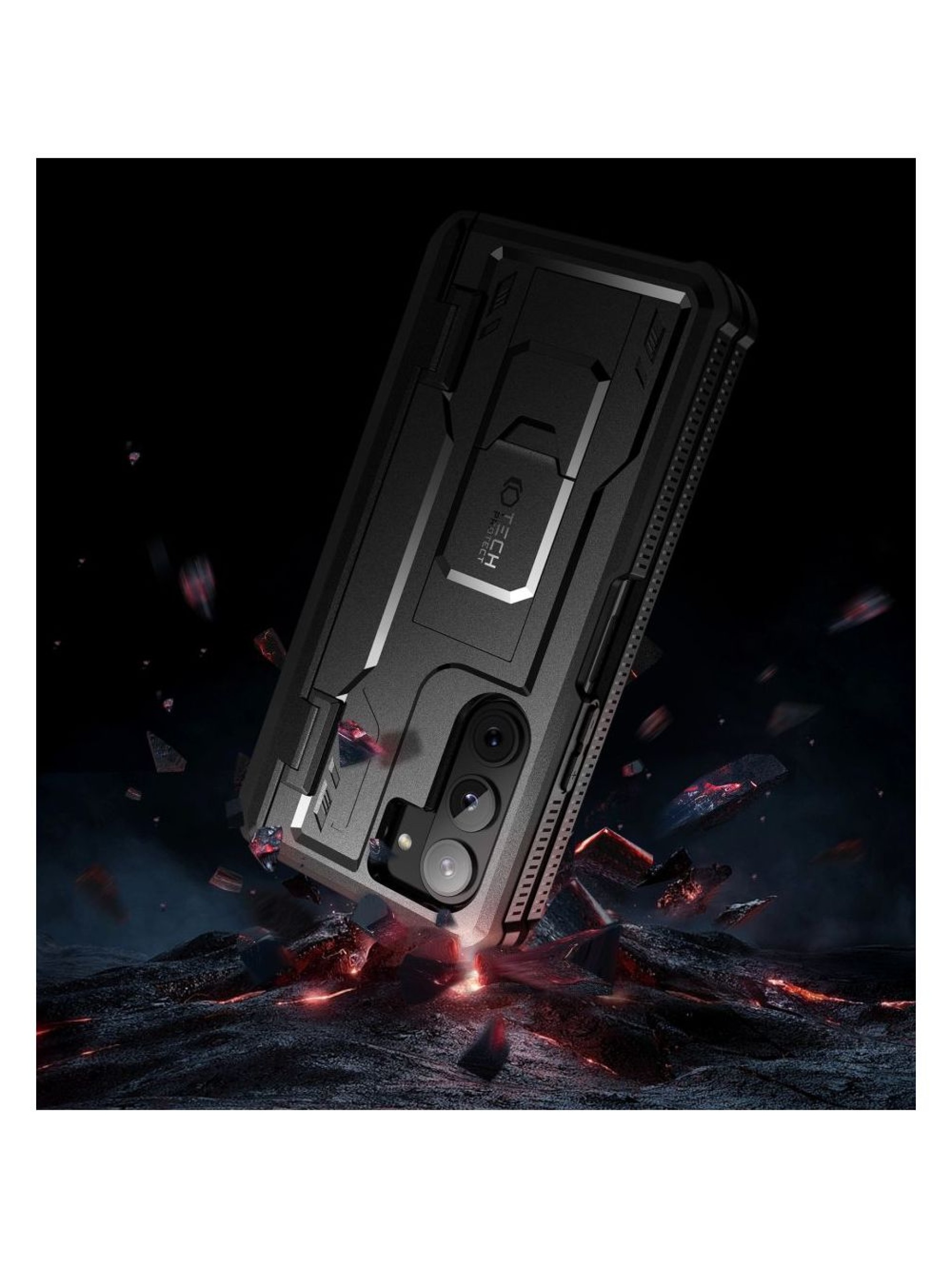 Capa Tech-Protect Kevlar Pro para Samsung Galaxy Z Fold 5 - Preta
