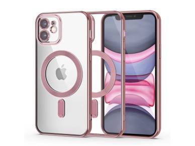 Tech-Protect MagShine Line MagSafe iPhone 11 Case - Pink Tech-Protect MagShine Line MagSafe iPhone 11 Case - Pink