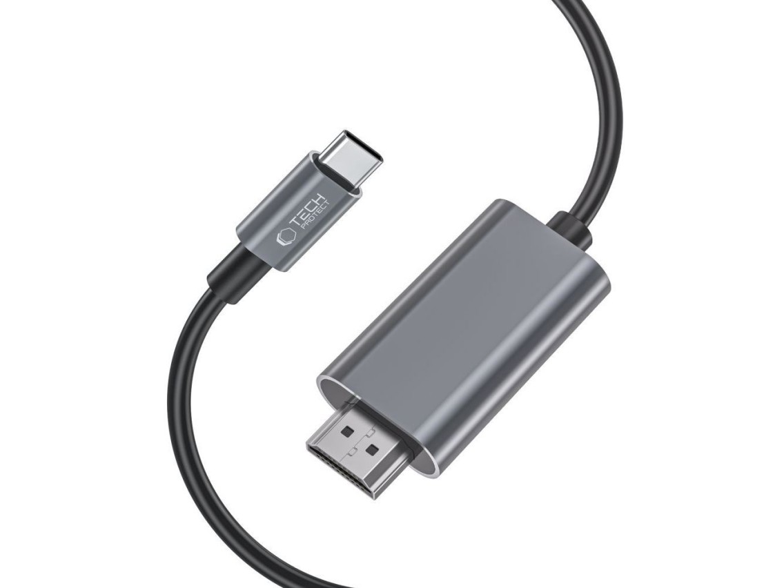 Cabo Tech-Protect UltraBoost USB-C / HDMI 4K 60Hz de 2 m - Preto