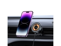 Soporte para teléfono de coche Tech-Protect MM15W-V5 con cargador inductivo MagSafe de 15 W para rej Soporte para teléfono de coche Tech-Protect MM15W-V5 con cargador inductivo MagSafe de 15 W para rej