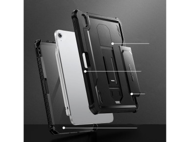 Capa Tech-Protect Kevlar Pro para iPad 10.9" 2022 - Preta