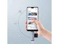 Leitor de cartão SD/micro SD Tech-Protect UltraBoost com conectores USB-C/USB-A - cinza Leitor de cartão SD/micro SD Tech-Protect UltraBoost com conectores USB-C/USB-A - cinza