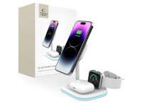 Tech-Protect QI15W-A27 3-in-1 inductive charger with MagSafe stand for smartphone / Apple Watch / Ai