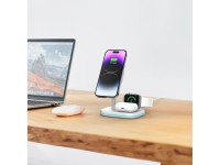 Tech-Protect QI15W-A27 3-in-1 inductive charger with MagSafe stand for smartphone / Apple Watch / Ai