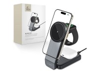 Tech-Protect QI15W-A28 MagSafe 3in1 Inductive Charger with Smartphone / Apple Watch / AirPods Stand 