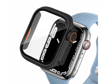 Capa Tech-Protect Defense360 para Apple Watch 7/8/9 (45 mm) - Preto/Laranja