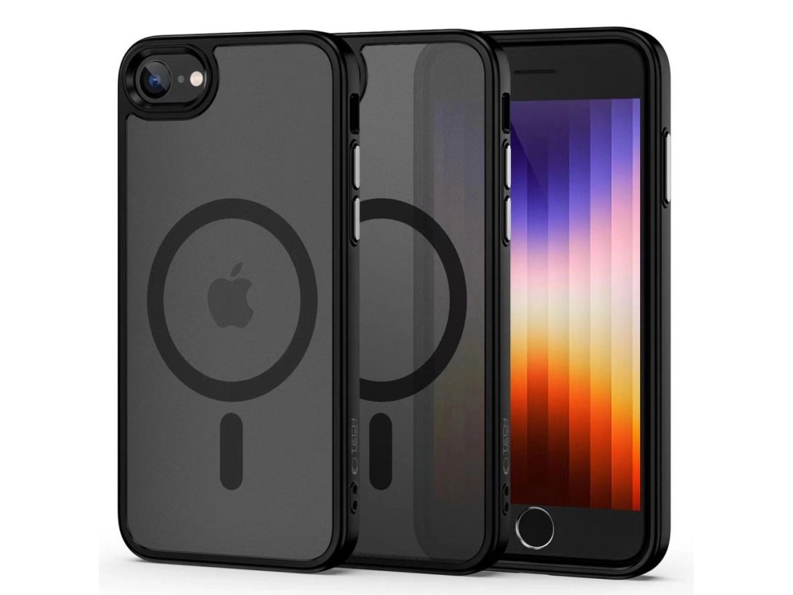 Tech-Protect MagMat MagSafe Case for iPhone 7 / 8 / SE 2020 / 2022 - Matte Black