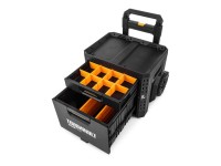 Rolling tool box with 2 locking drawers, stacktech 53 x 40.5 x 47.7 cm Rolling tool box with 2 locking drawers, stacktech 53 x 40.5 x 47.7 cm