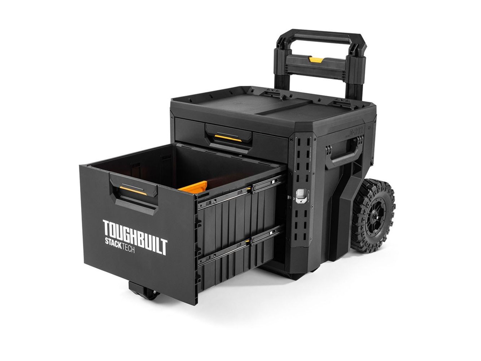 Rolling tool box with 2 locking drawers, stacktech 53 x 40.5 x 47.7 cm