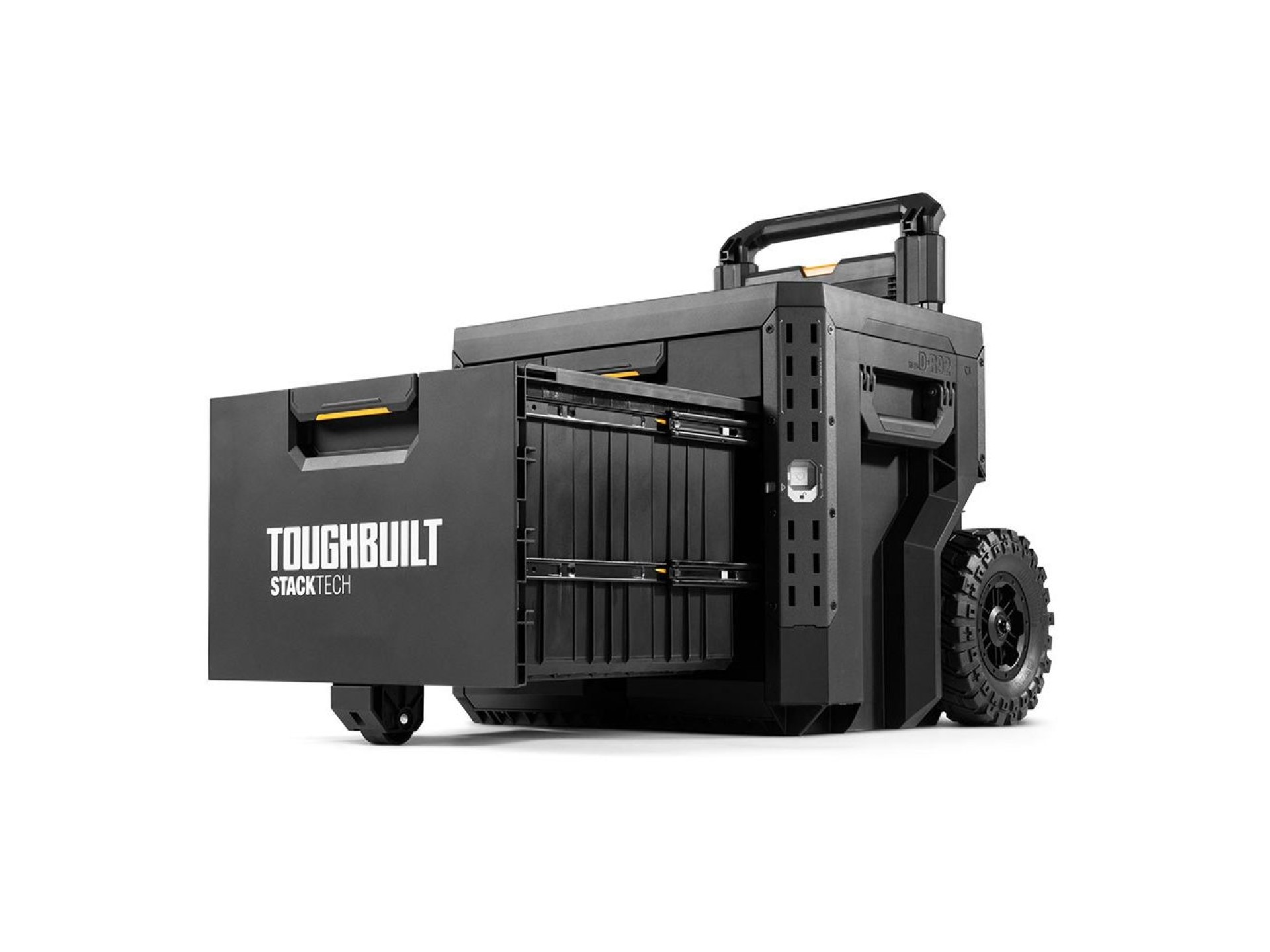 Rolling tool box with 2 locking drawers, stacktech 53 x 40.5 x 47.7 cm