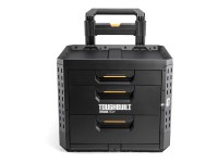 Caja de herramientas con 3 cajones, ruedas y cierre stacktech, 53 x 40,5 x 47,7 cm