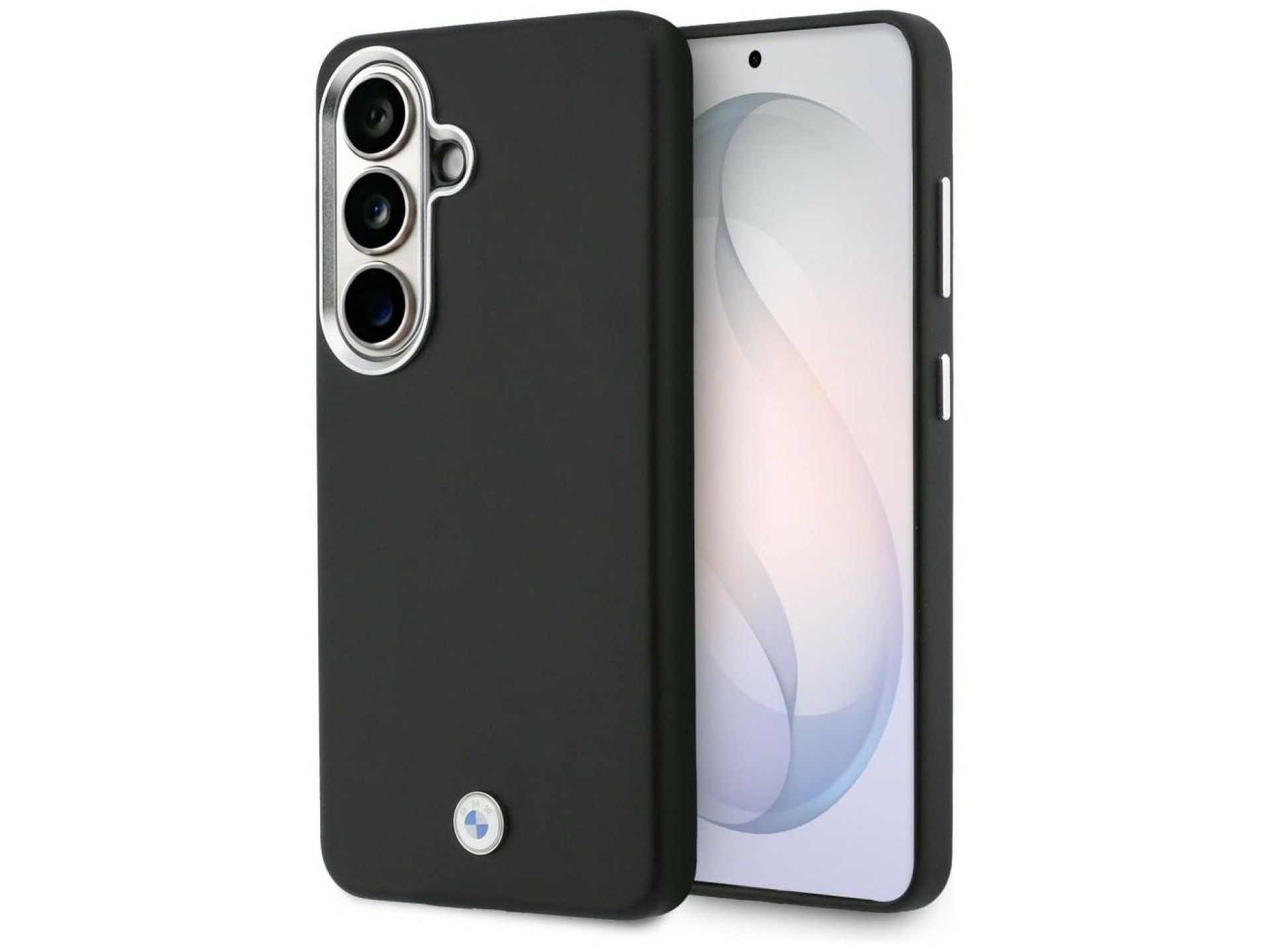 BMW Sign Metal Logo MagSafe Case for Samsung Galaxy S26+ - Black