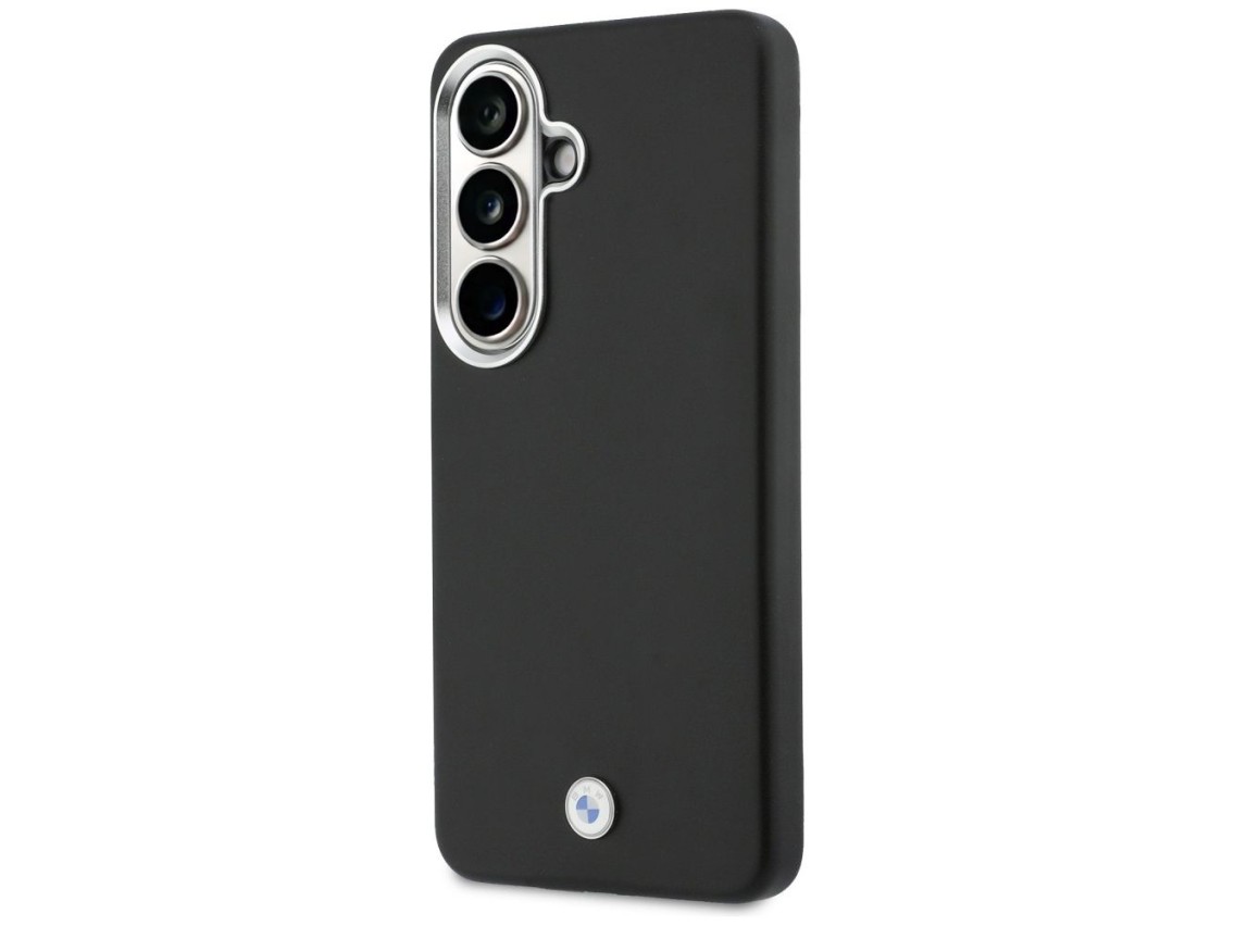BMW Sign Metal Logo MagSafe Case for Samsung Galaxy S26+ - Black