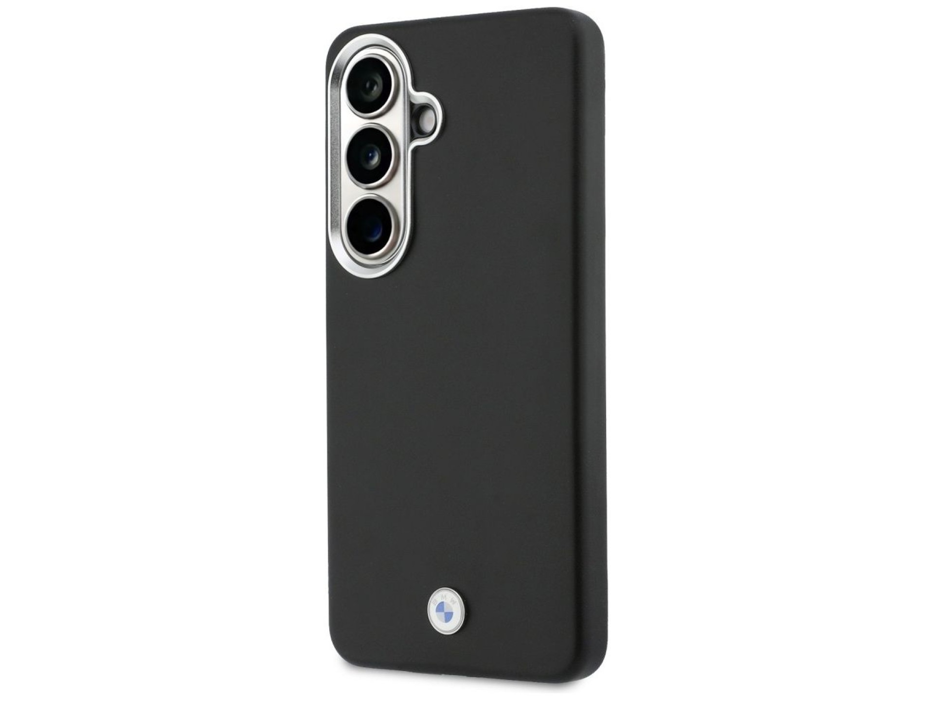 BMW Sign Metal Logo MagSafe Case for Samsung Galaxy S26+ - Black