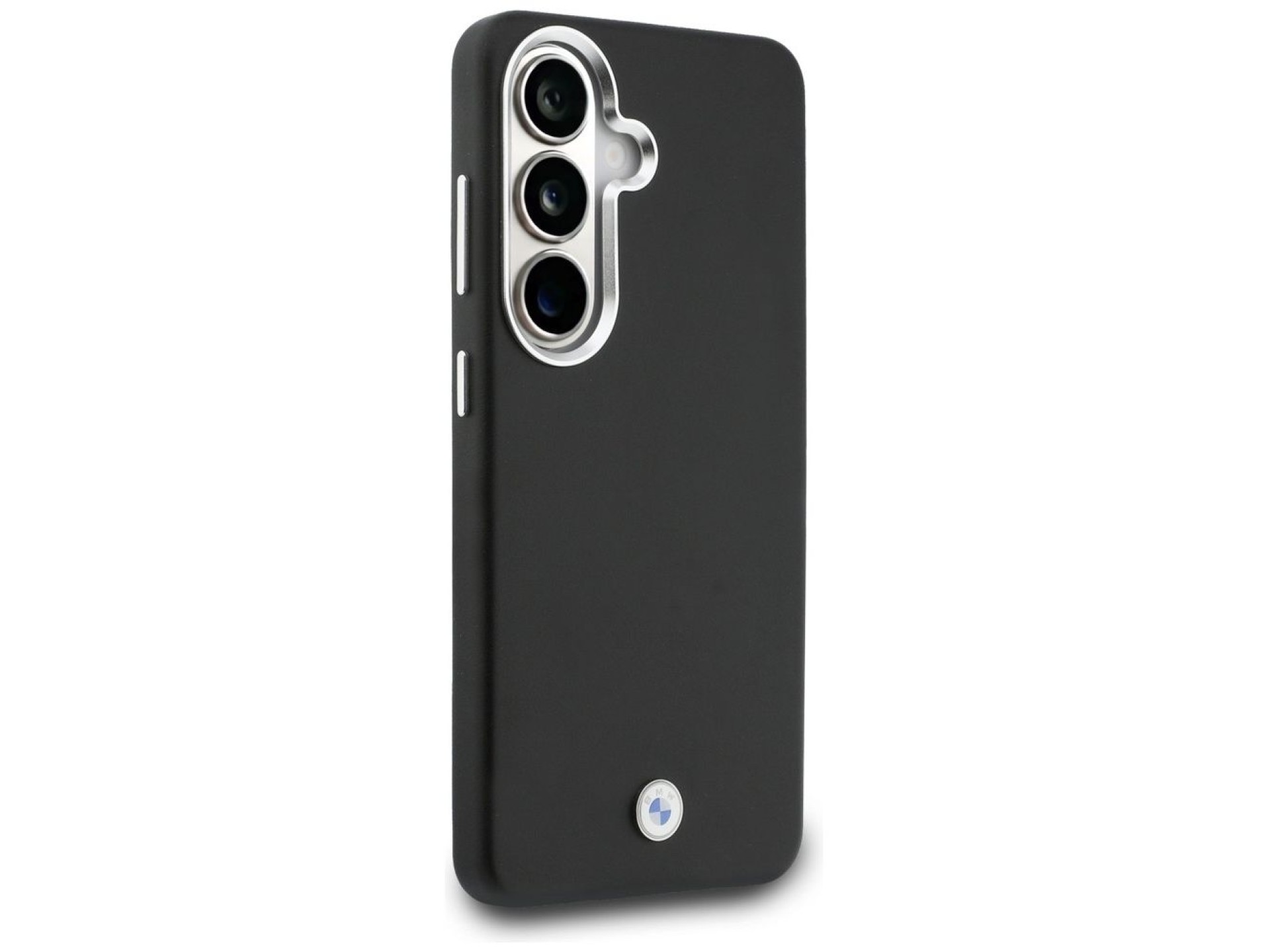 BMW Sign Metal Logo MagSafe Case for Samsung Galaxy S26+ - Black