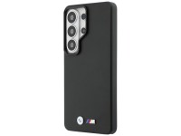 Capa MagSafe com logotipo BMW M em metal para Samsung Galaxy S26 Ultra - Preta