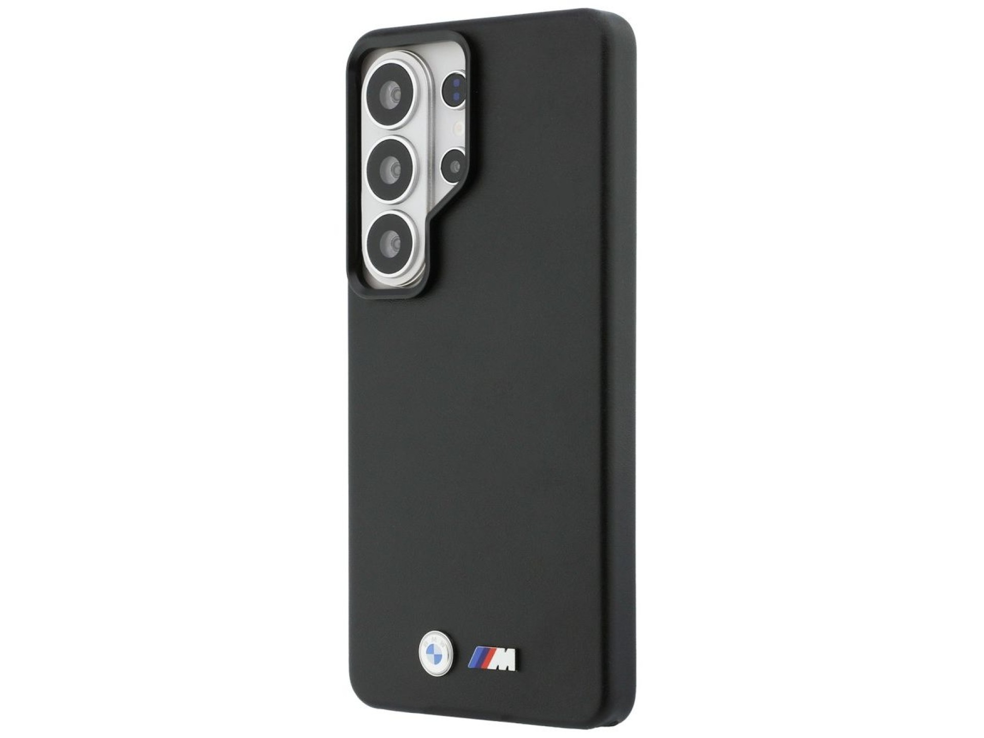 Capa MagSafe com logotipo BMW M em metal para Samsung Galaxy S26 Ultra - Preta