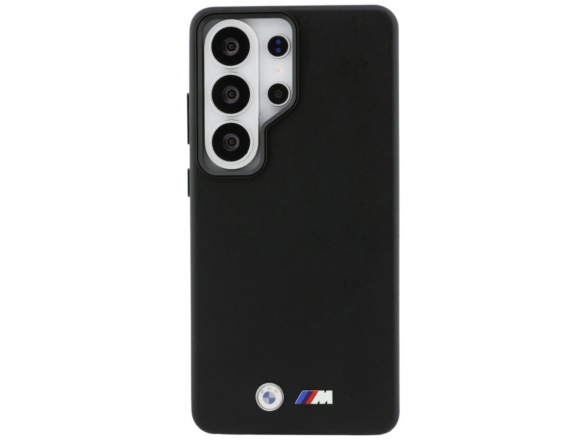 Capa MagSafe com logotipo BMW M em metal para Samsung Galaxy S26 Ultra - Preta