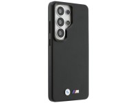Capa MagSafe com logotipo BMW M em metal para Samsung Galaxy S26 Ultra - Preta