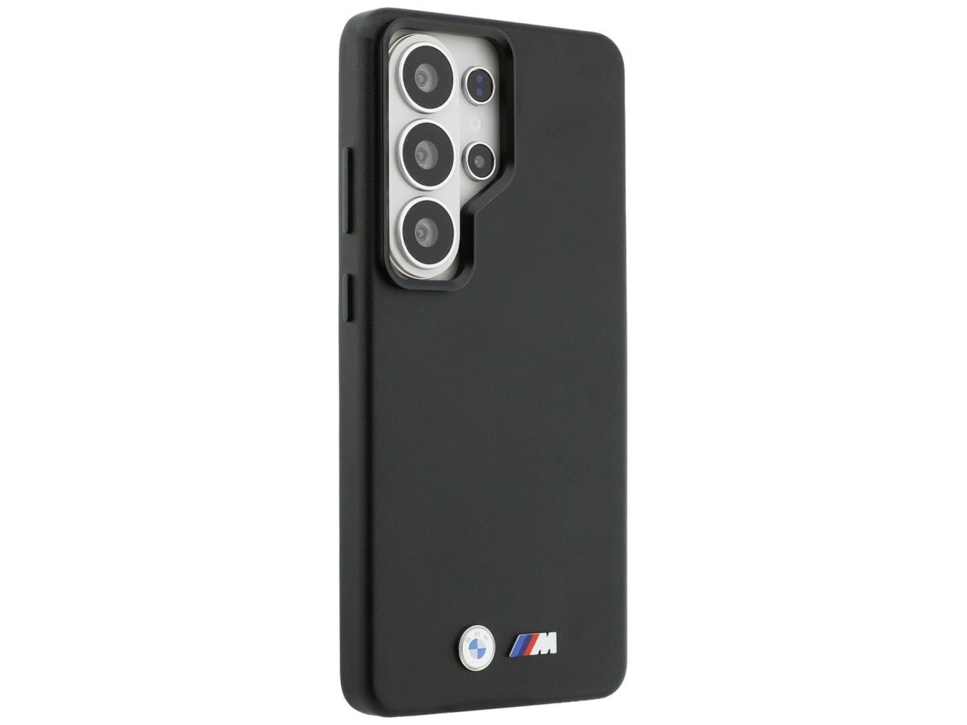 Capa MagSafe com logotipo BMW M em metal para Samsung Galaxy S26 Ultra - Preta