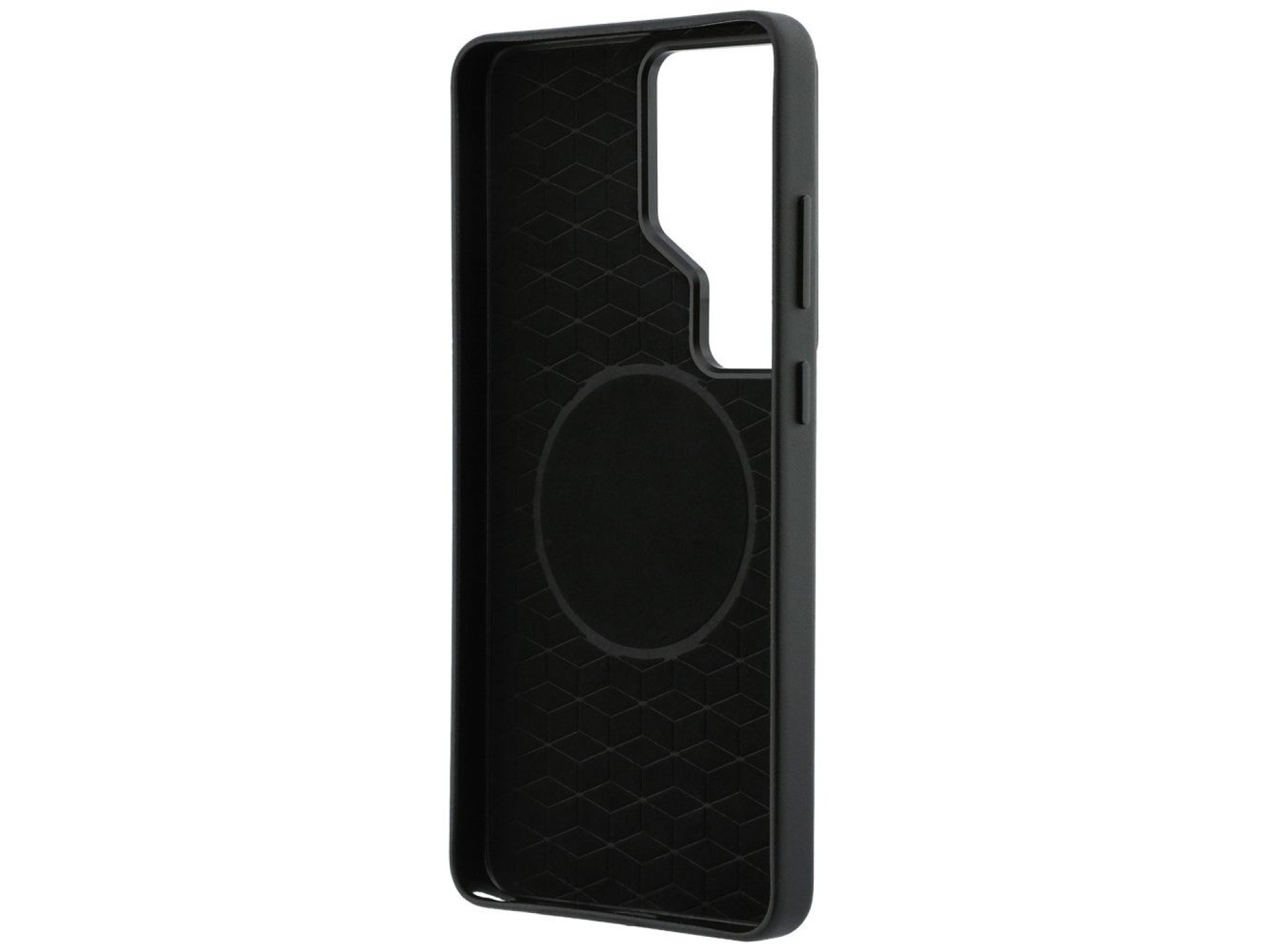 Capa MagSafe com logotipo BMW M em metal para Samsung Galaxy S26 Ultra - Preta