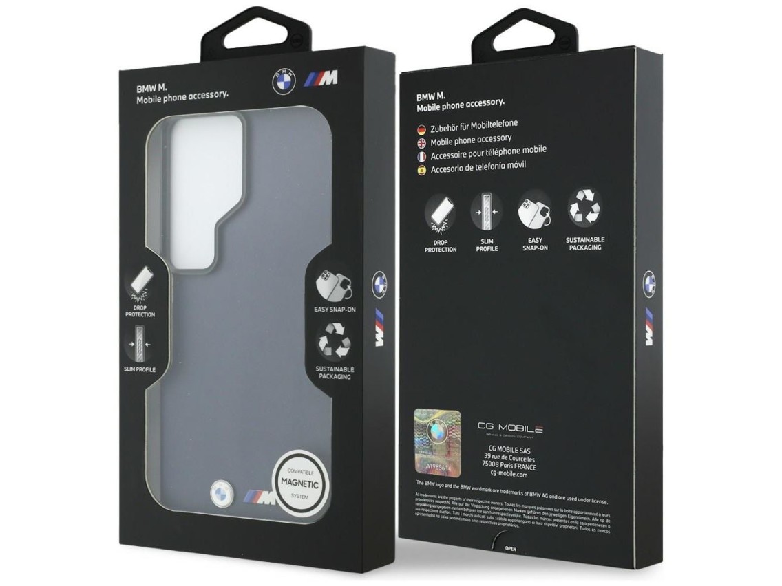 Funda BMW M Metal Logo MagSafe para Samsung Galaxy S26 Ultra - Azul marino