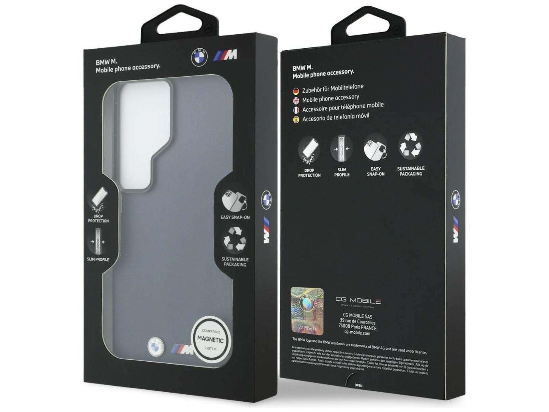 Funda BMW M Metal Logo MagSafe para Samsung Galaxy S26 Ultra - Azul marino
