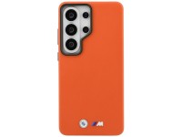 Capa MagSafe com logotipo BMW M em metal para Samsung Galaxy S26 Ultra - Laranja Capa MagSafe com logotipo BMW M em metal para Samsung Galaxy S26 Ultra - Laranja
