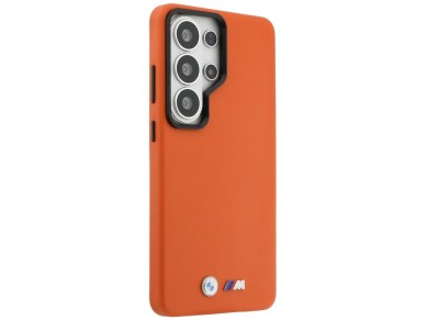 BMW M Metal Logo MagSafe Case for Samsung Galaxy S26 Ultra - Orange BMW M Metal Logo MagSafe Case for Samsung Galaxy S26 Ultra - Orange