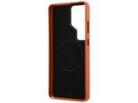 Capa MagSafe com logotipo BMW M em metal para Samsung Galaxy S26 Ultra - Laranja Capa MagSafe com logotipo BMW M em metal para Samsung Galaxy S26 Ultra - Laranja