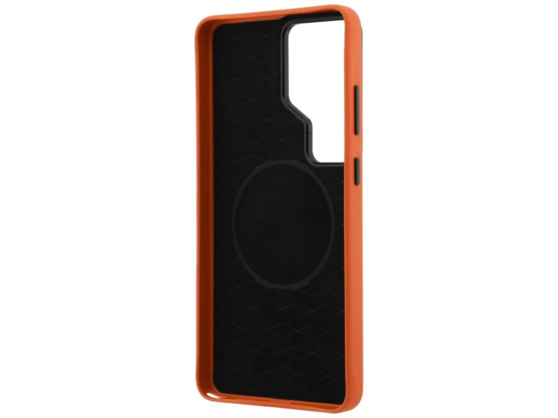 Capa MagSafe com logotipo BMW M em metal para Samsung Galaxy S26 Ultra - Laranja