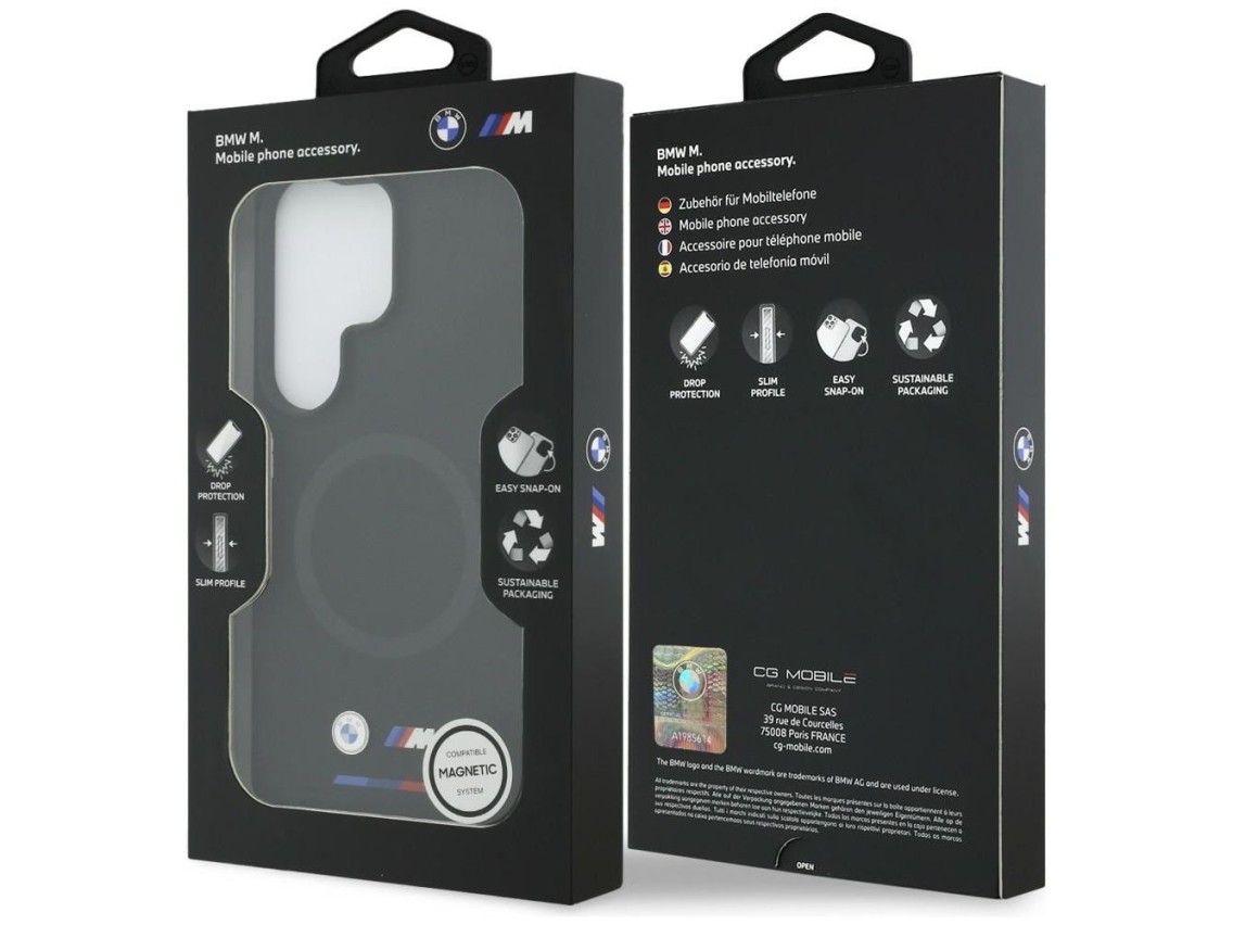 BMW M Silicone MagSafe Case for Samsung Galaxy S26 Ultra - Black
